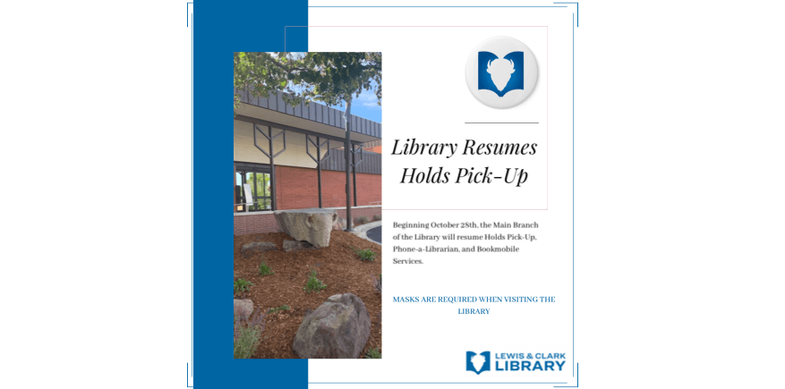 Main Branch Resumes Holds Pick Up 