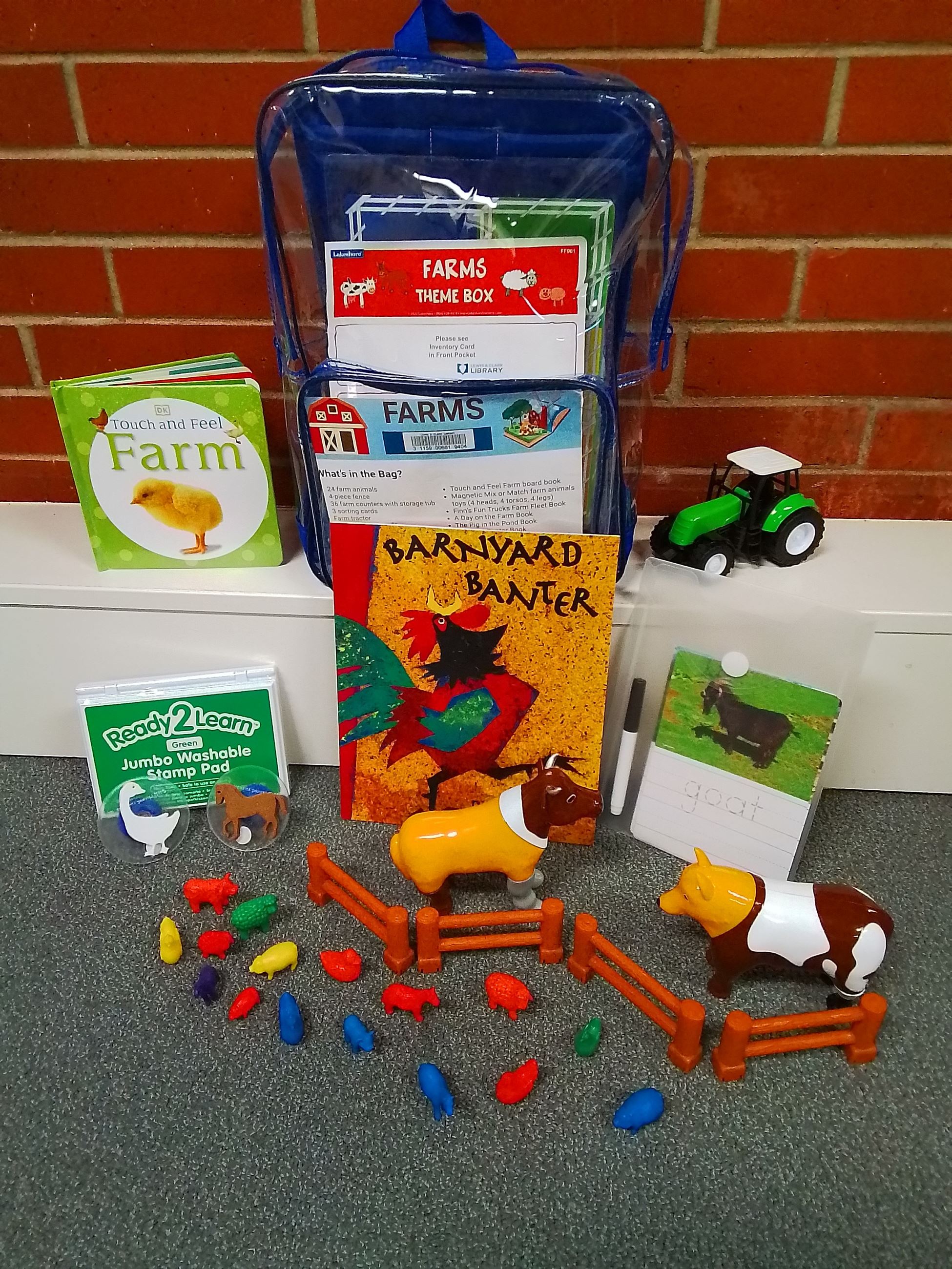 Farms Early Literacy Kit Contents