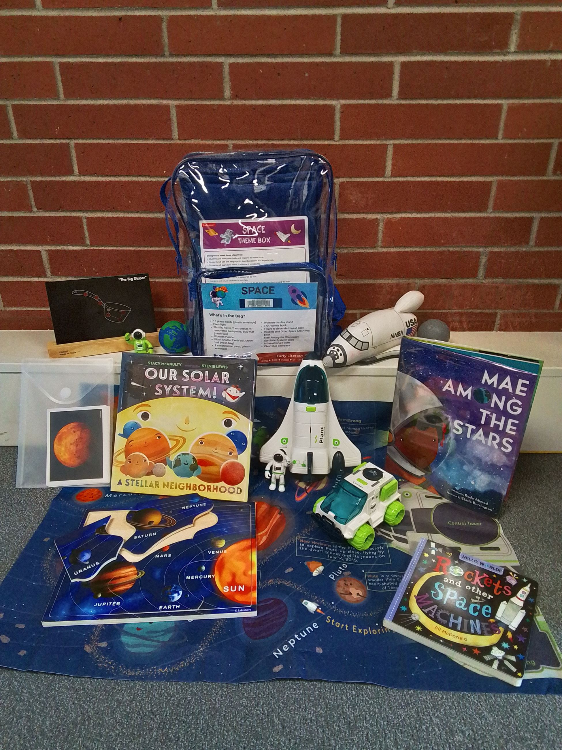 Space Early Literacy Kit Contents